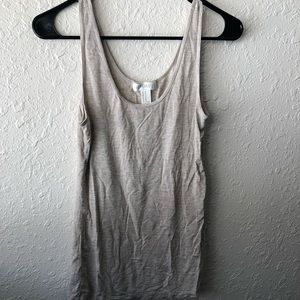 Forever 21 low cut cream tank
